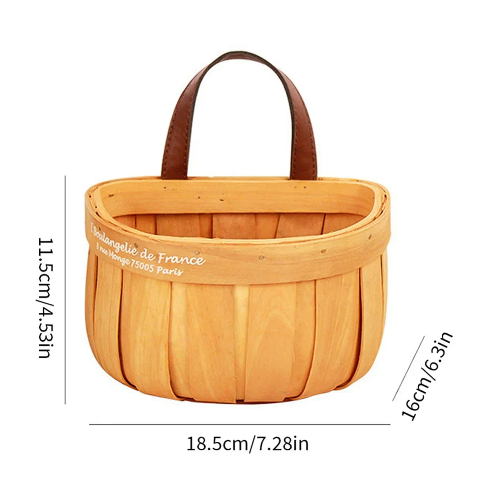 Sikunuo | French Market Handcrafted Wooden Basket