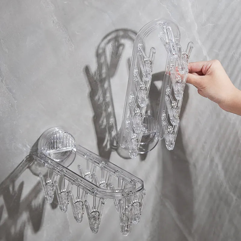 Sikunuo | Crystal Clasp Sleek Multi-Peg Organizer