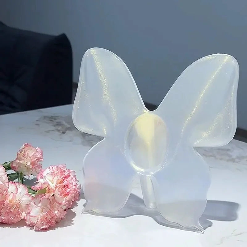 Sikunuo | Artistic Butterfly Clear Flower Vase