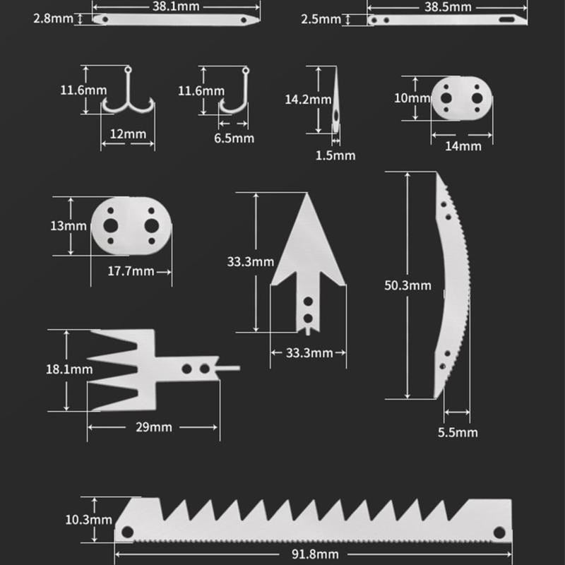 Sikunuo | 22in1 Stainless Steel Outdoor Survival Pocket Tool