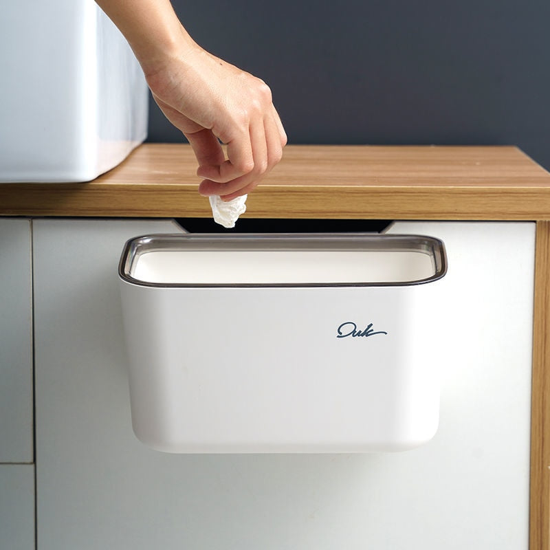 Sikunuo | Kitchen Hangable Clean Corner Trash Can