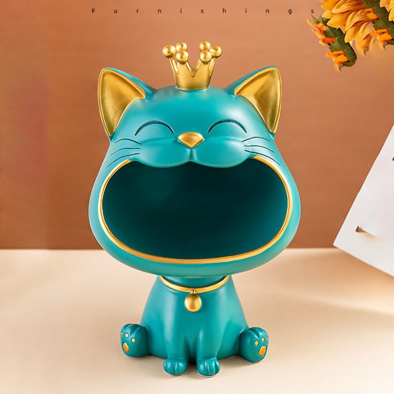 Sikunuo | Fortune Kitty Statue Home Storage Box
