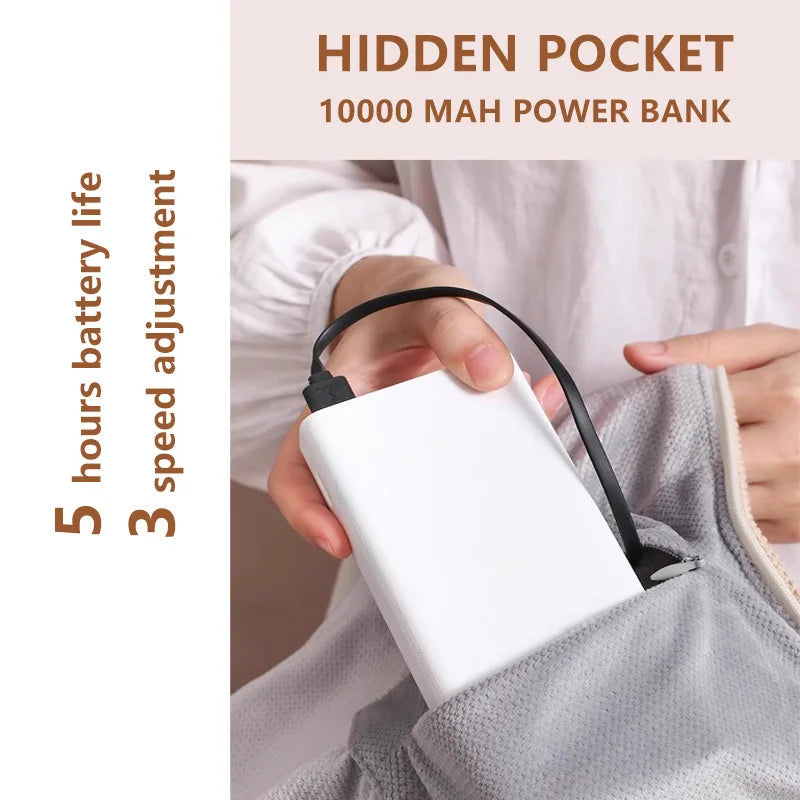 Sikunuo | Rechargeable USB Winter Travel Heating Blanket