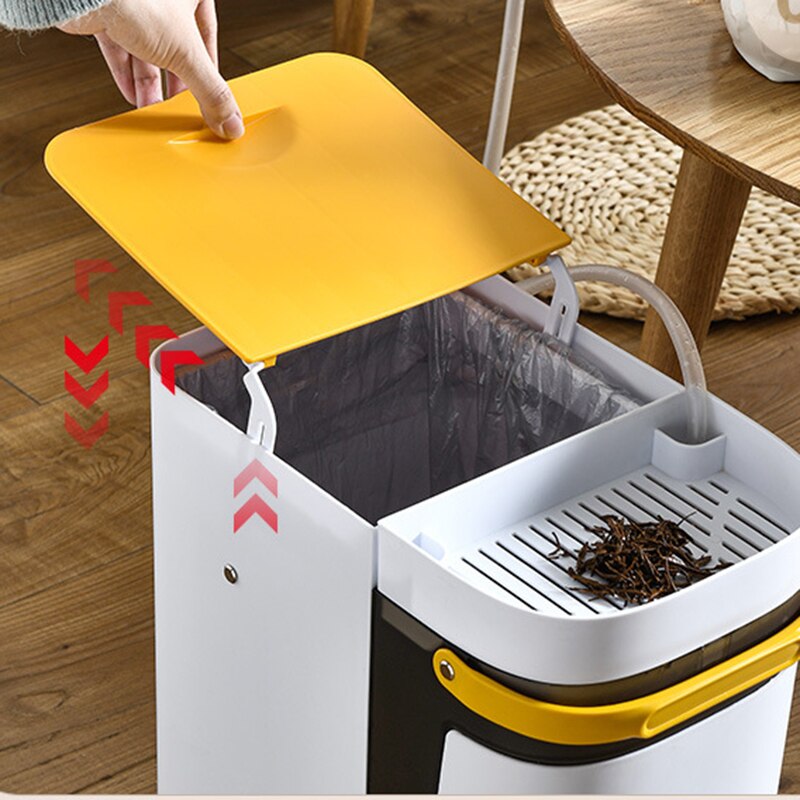 Sikunuo | 2in1 Dry & Wet Storage Easy Trash Can