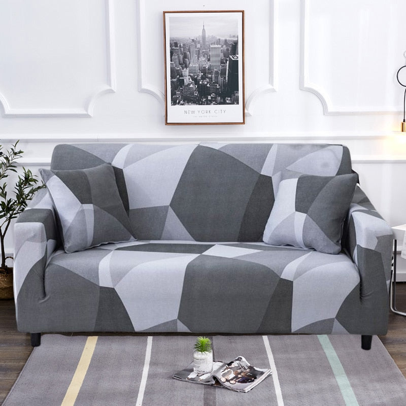 Sikunuo | Modern Non-slip Colorful Elastic Sofa Cover