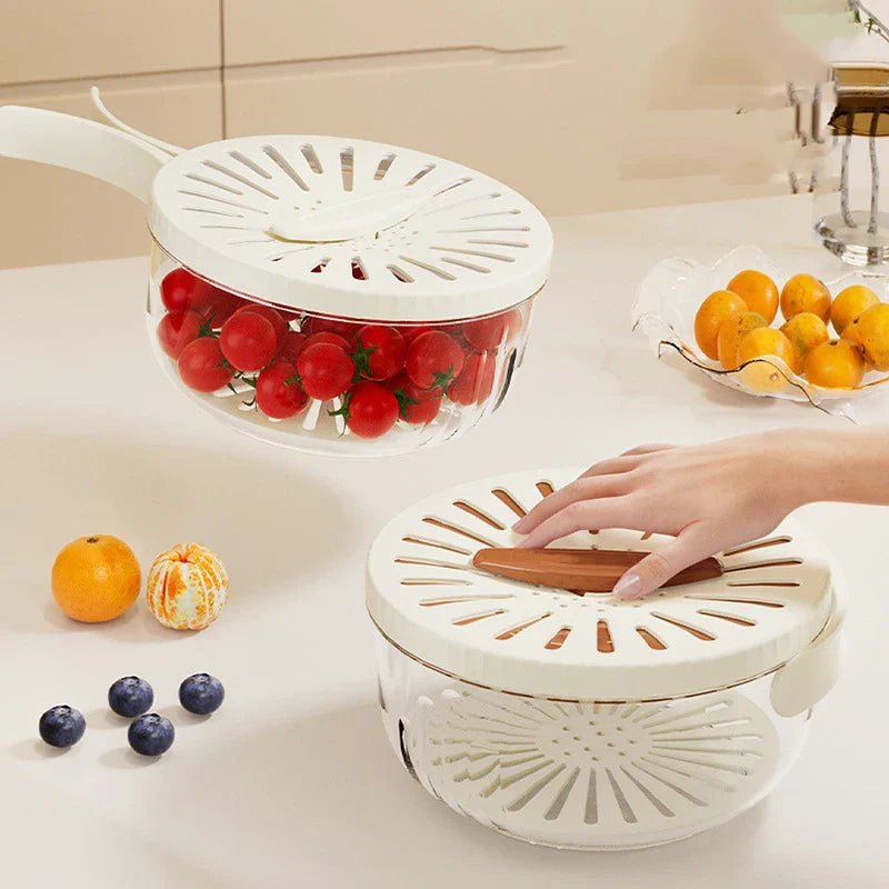 Sikunuo | Space Saving Vegetable Fruit Drainer Basket
