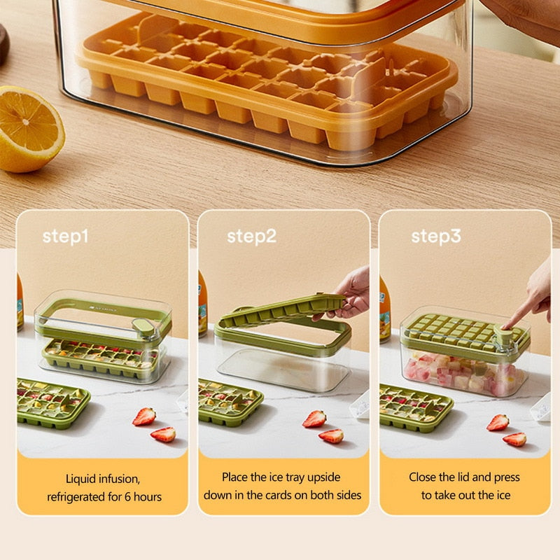 Sikunuo | One Push Easy Large Ice Box Dispenser