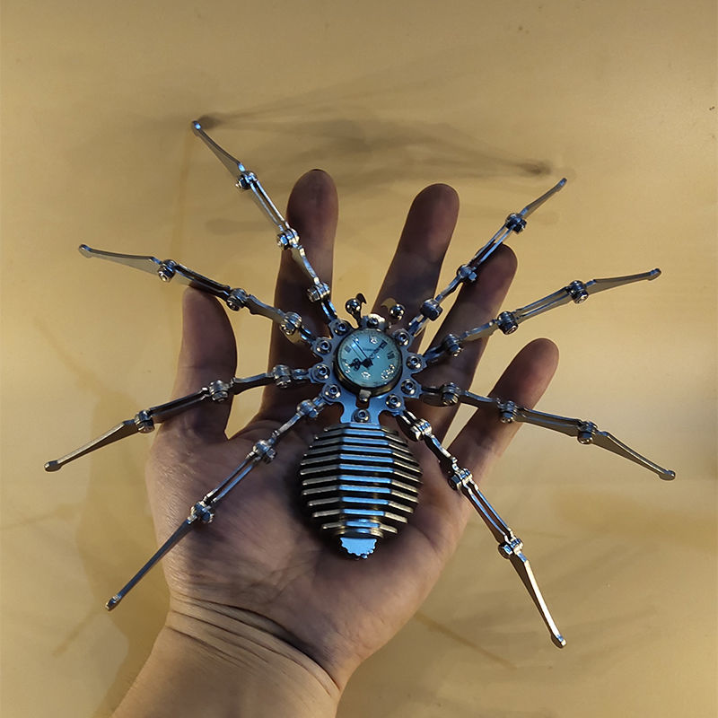 Sikunuo | Robot spider Stainless Steel Mechanical Clock