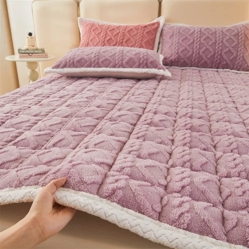 Sikunuo | Thick Warm Winter Blanket Mattress Pad
