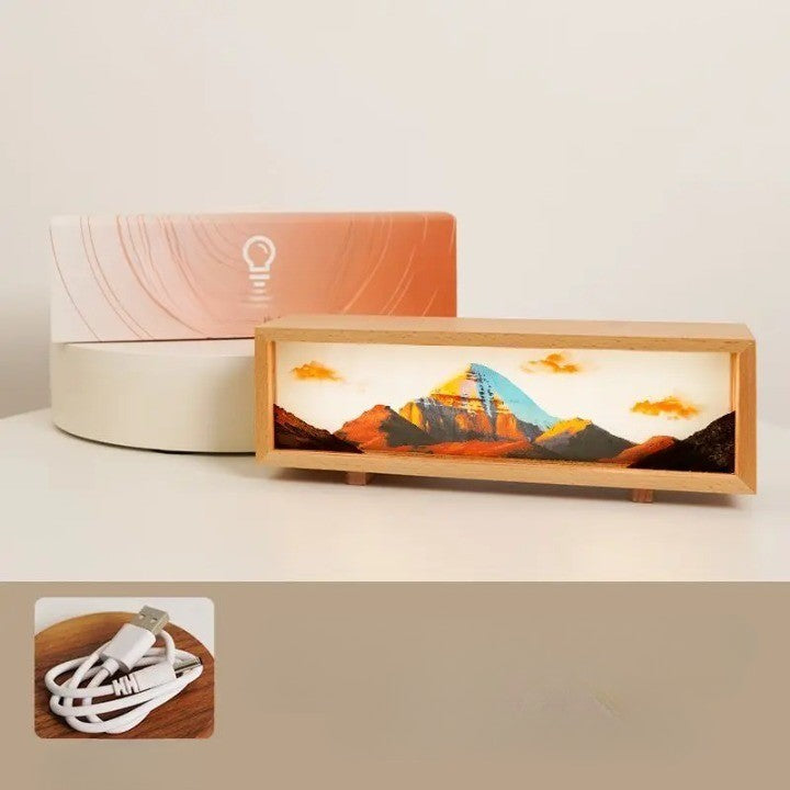 Sikunuo | Dream Aura Interactive Desktop Artsy Canvas Lamp