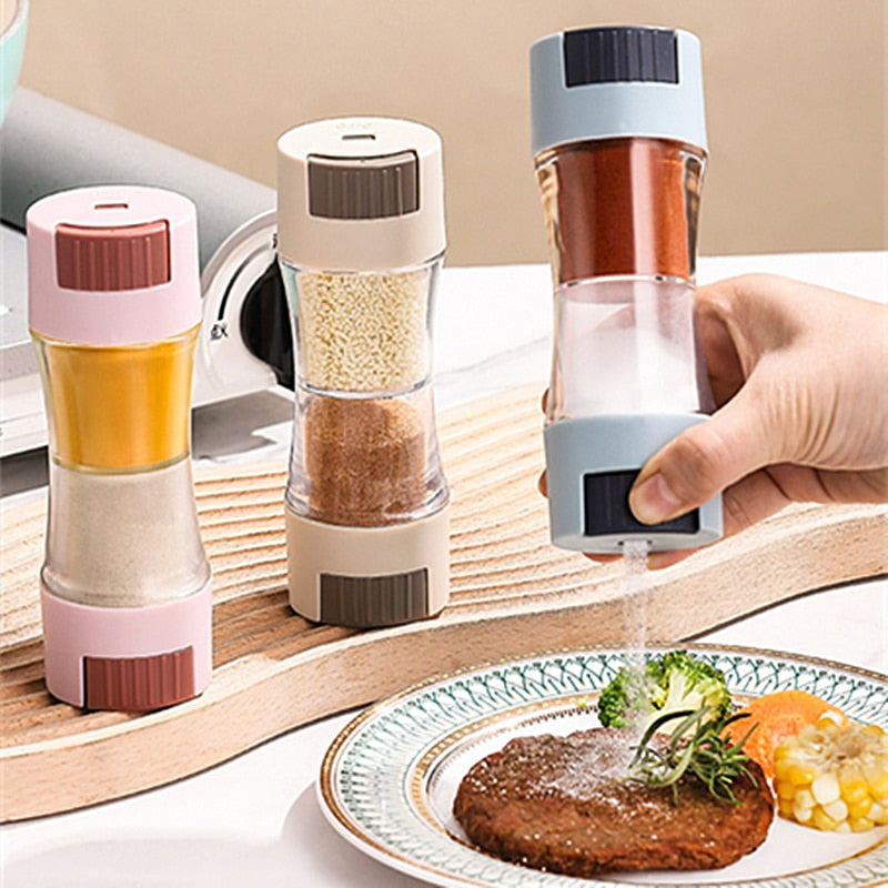 Sikunuo | Double Head Sealed Seasoning Saver Dispenser