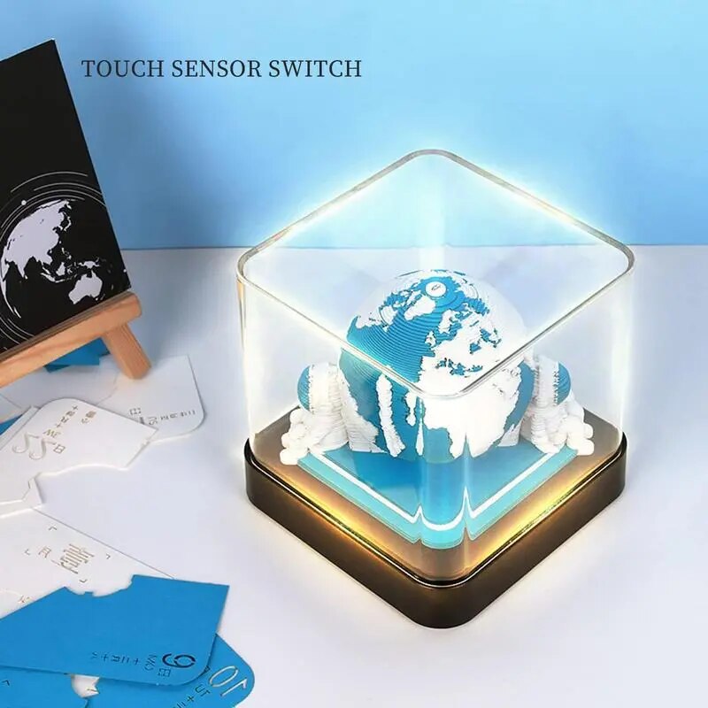 Sikunuo | 3D Earth Wanderer Calendar Memo Pad
