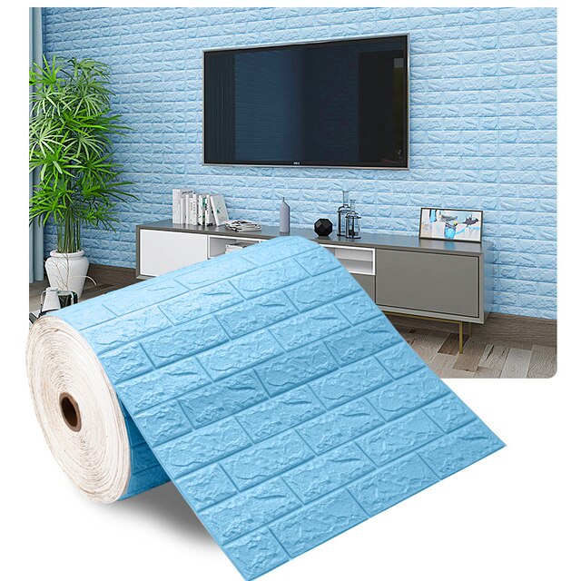 Sikunuo | 3D Self-Adhesive Soft Brick Wall Stickers