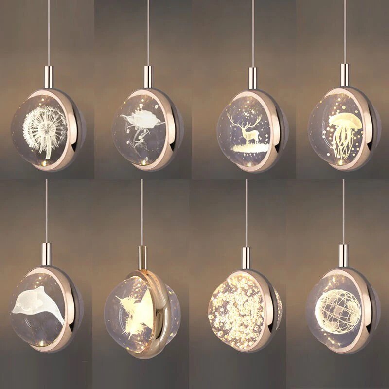 Sikunuo | Romantic Crystal Rotating Mood LED Lights