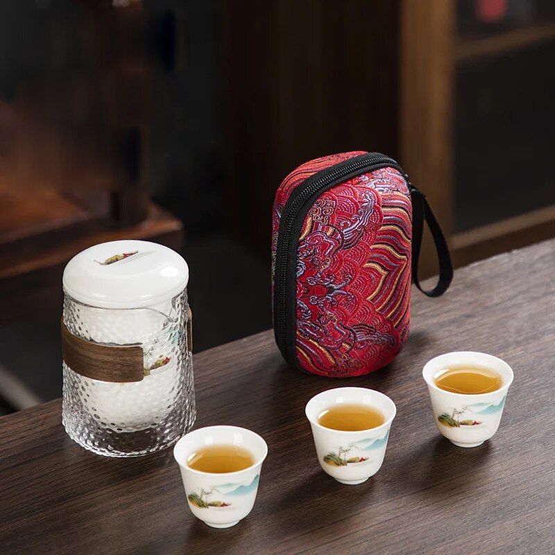 Sikunuo | Forest Deer Ceramic Tea Set