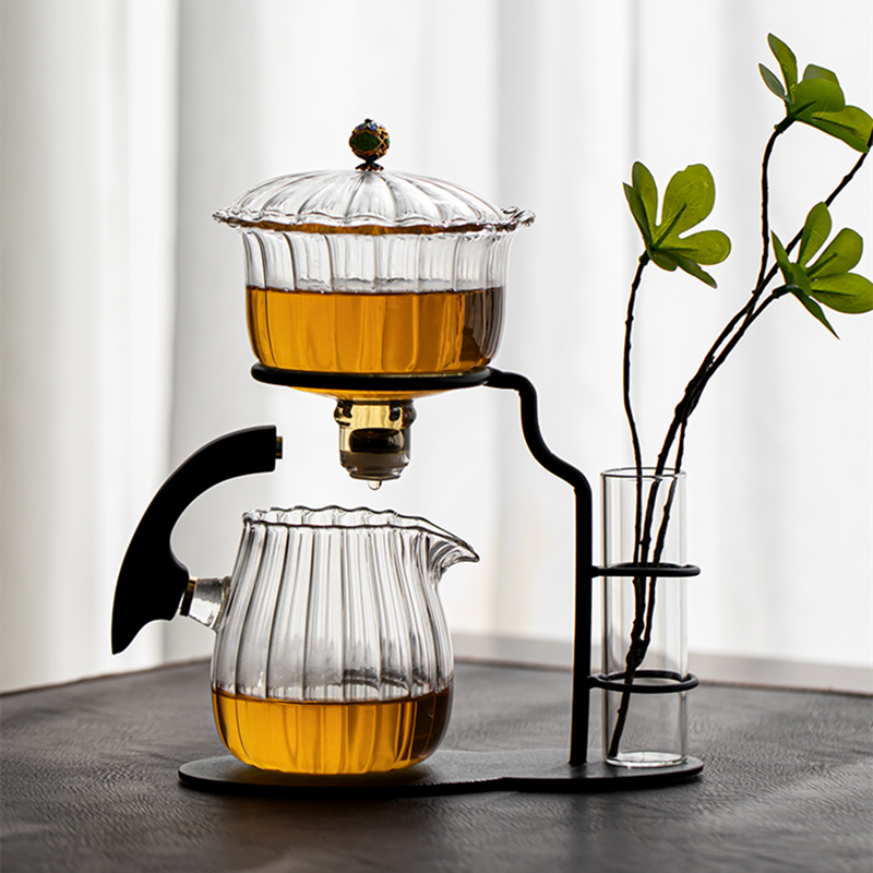 Sikunuo | Nature Leaf Magnetic Semi-Automatic Tea Set