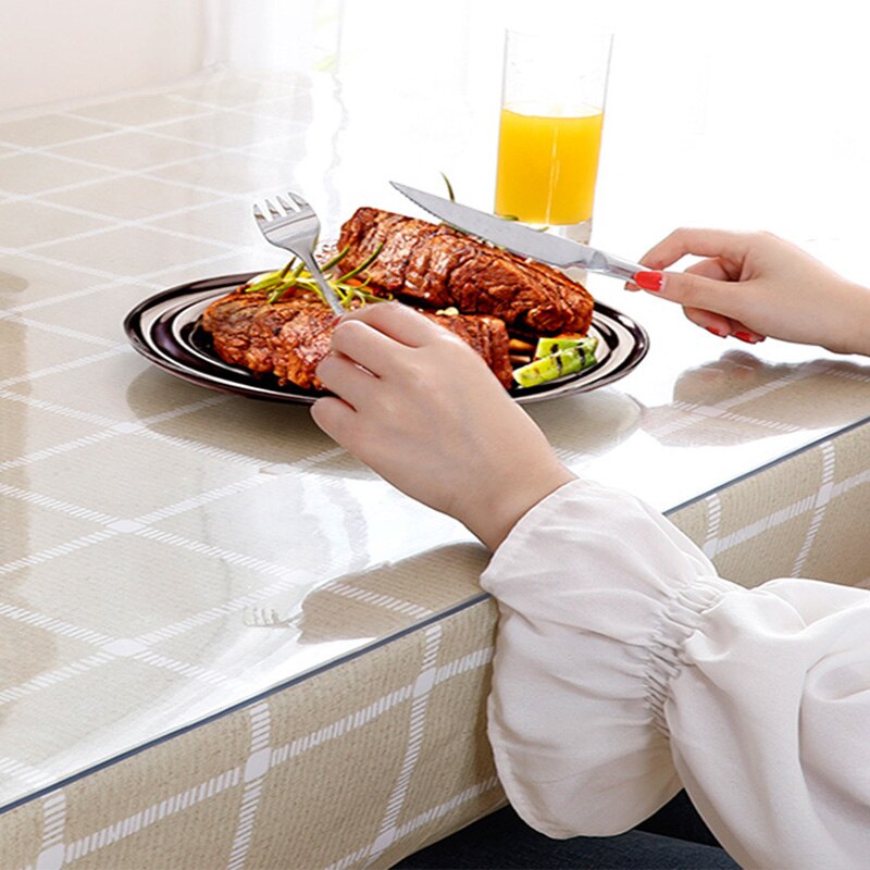 Sikunuo | Soft Clear Cover Transparent Table Mat