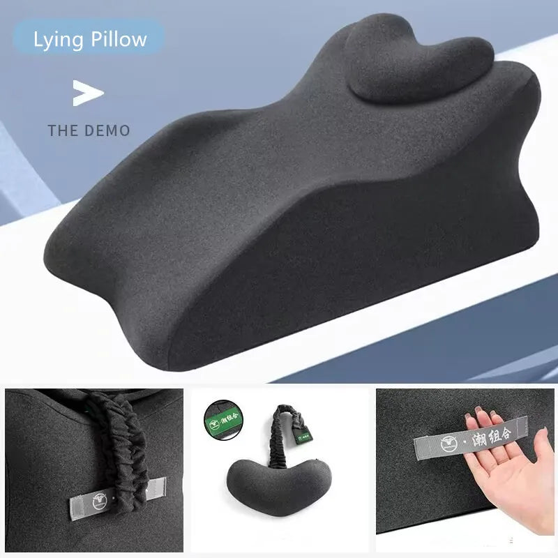 Sikunuo | Adjustable Lie-On-The-Bed Multitask Pillow