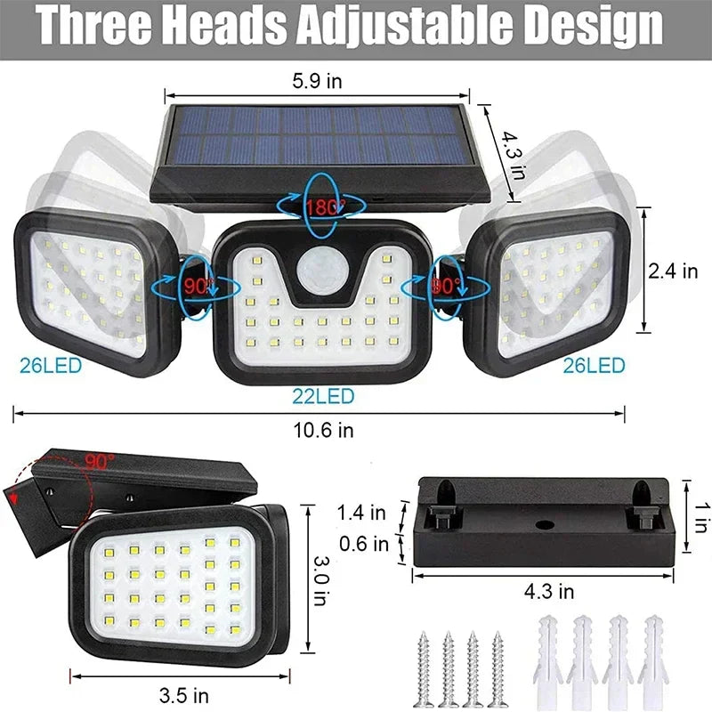 Sikunuo | Power Save Motion Activated Outdoor Solar Lamp
