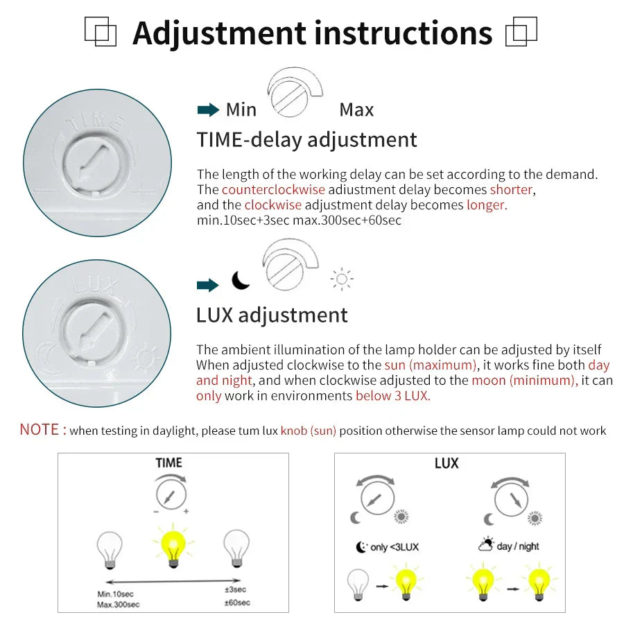 Sikunuo | Motion-Activated Adjustable Smart Light Socket