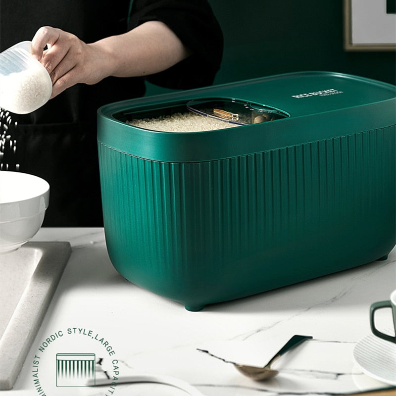 Sikunuo | Large Capacity Grain Container Organizer Box