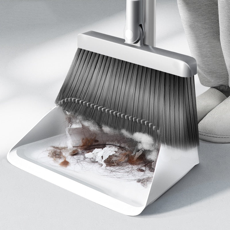 Sikunuo | Creative Self-Cleaning Foldable Dustpan Broom