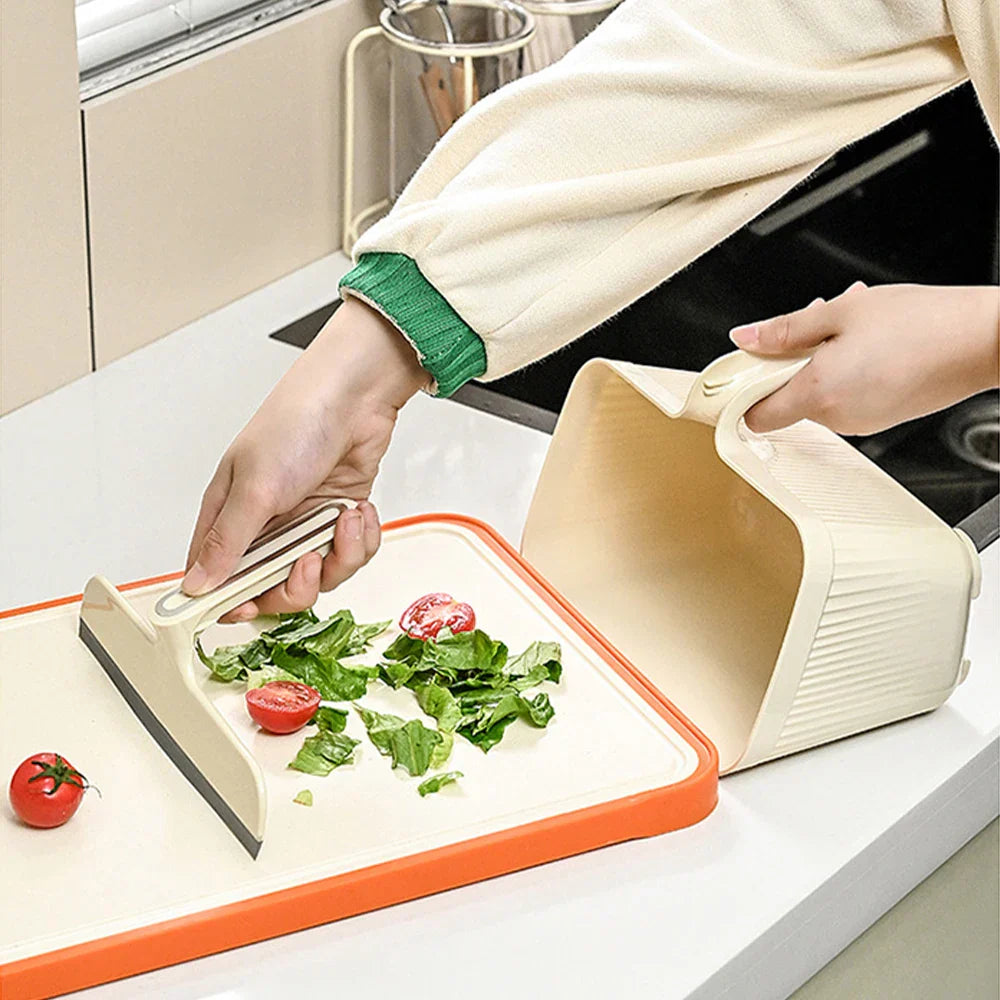 Sikunuo | Mini Desktop Trash Scraper Bin
