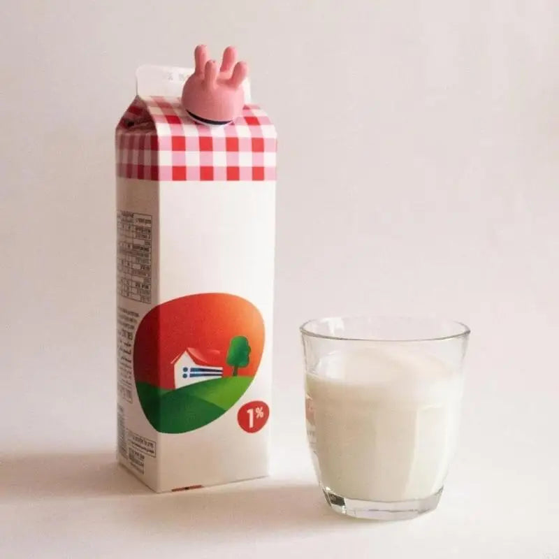 Sikunuo | Spill Prevention Reusable Cow Milk Pourer Lids