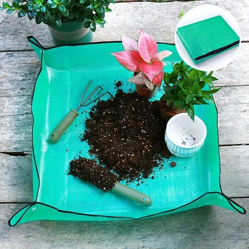 Sikunuo | Gardening Soil Tray Reusable Portable Mat
