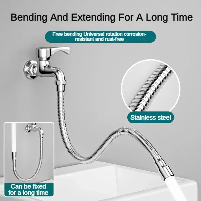 Sikunuo | Universal Flexible Adjustable Kitchen Faucet Extender Nozzle