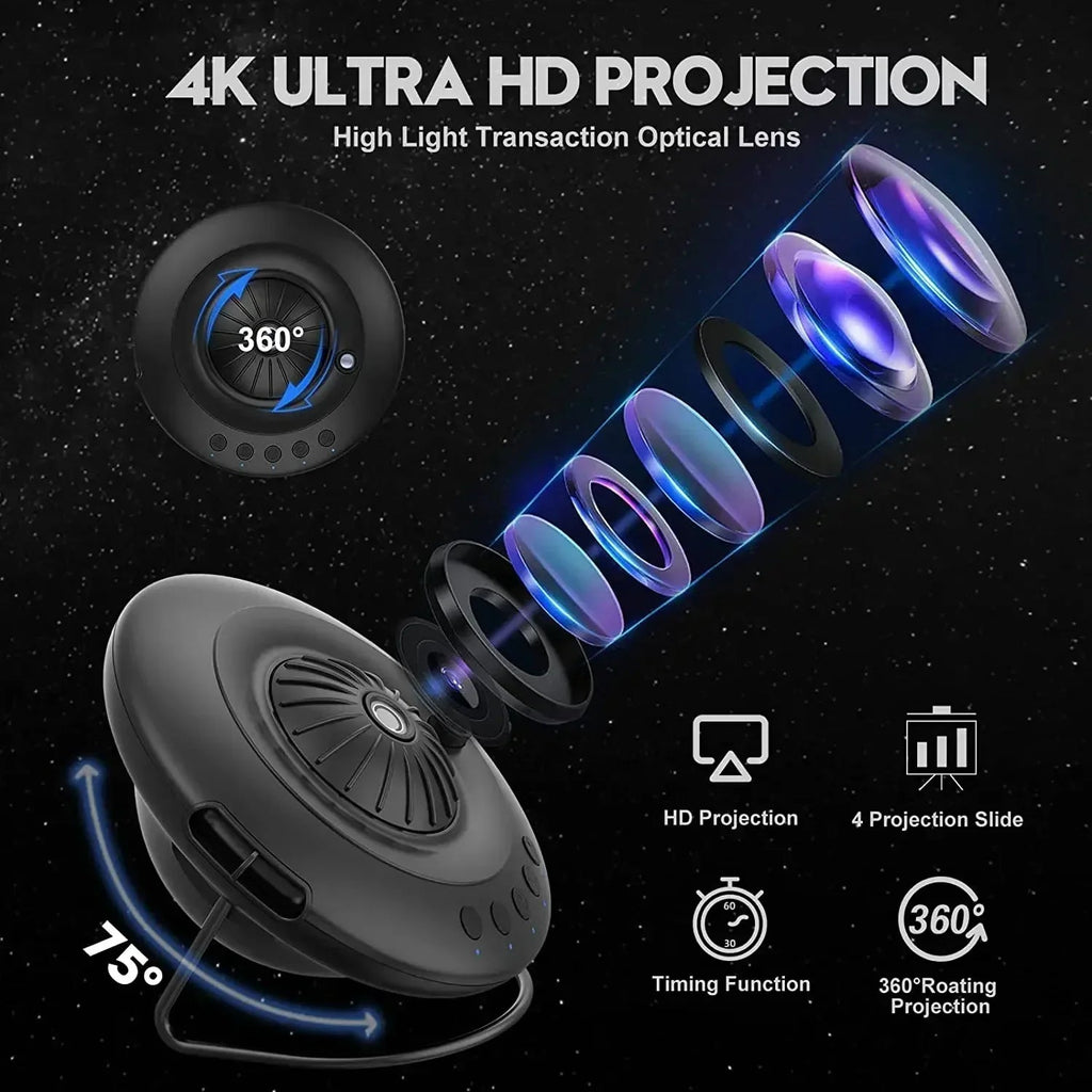 Sikunuo | Star Explorer UFO LED Galaxy Projector