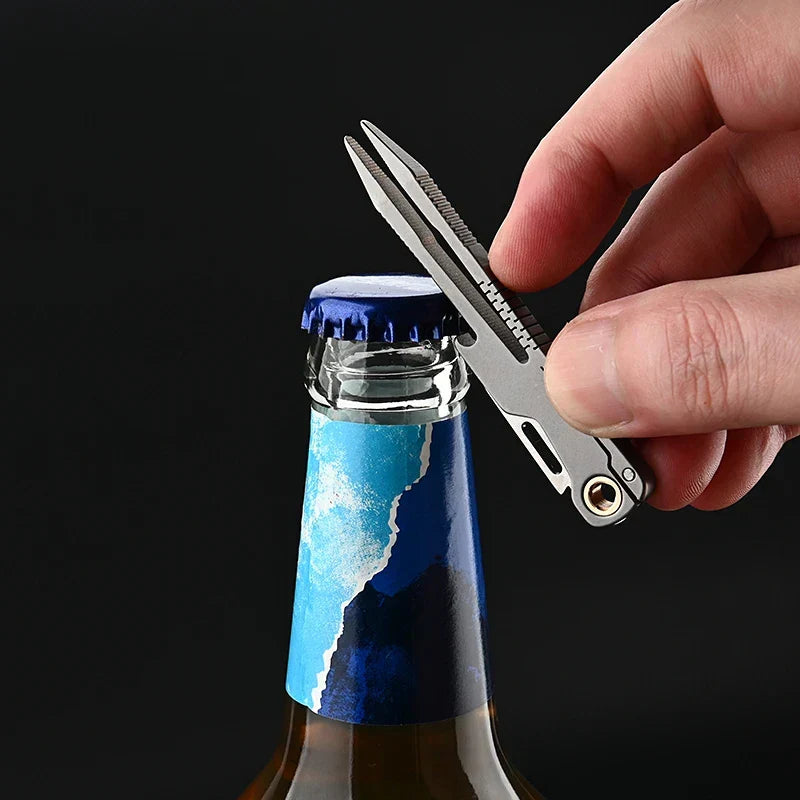 Sikunuo | All Day Titanium Tweezer Knife Multifunctional Tool
