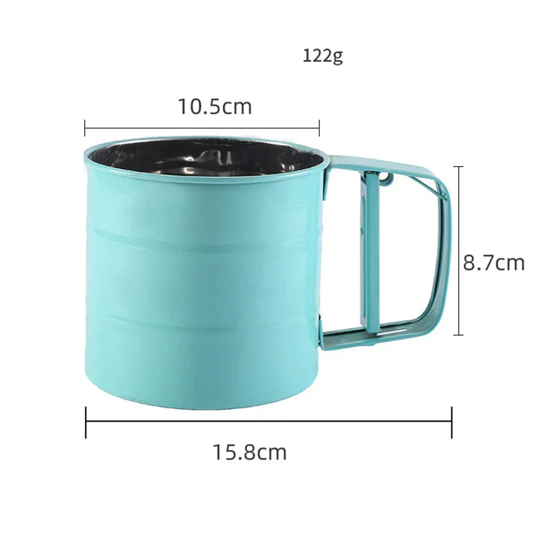 Sikunuo | Handheld Kitchen Flour Sifter Semi-Automatic Kitchen Gadget