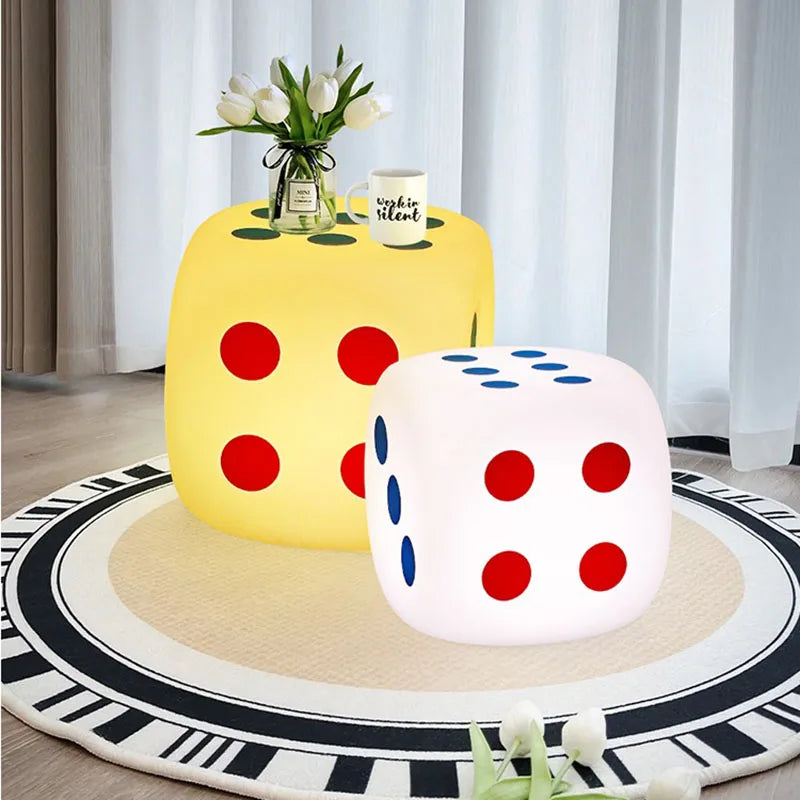 Sikunuo | Huge Dice Bedside Atmosphere Floor Table Lamp