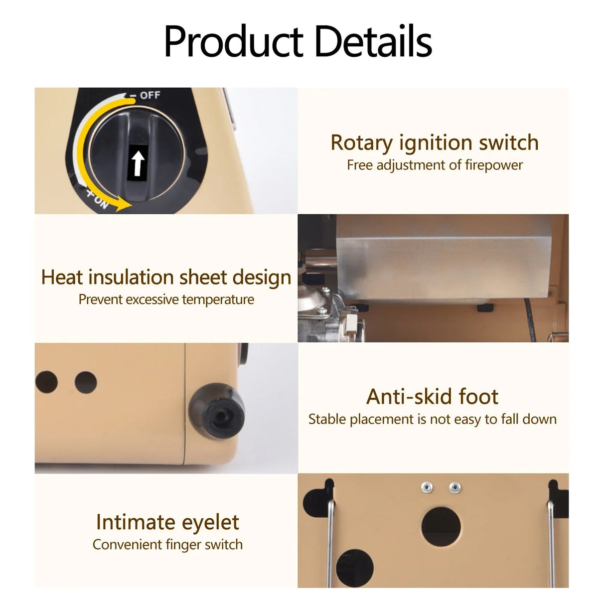 Sikunuo | Camping Time Adjustable Portable Heater Stove