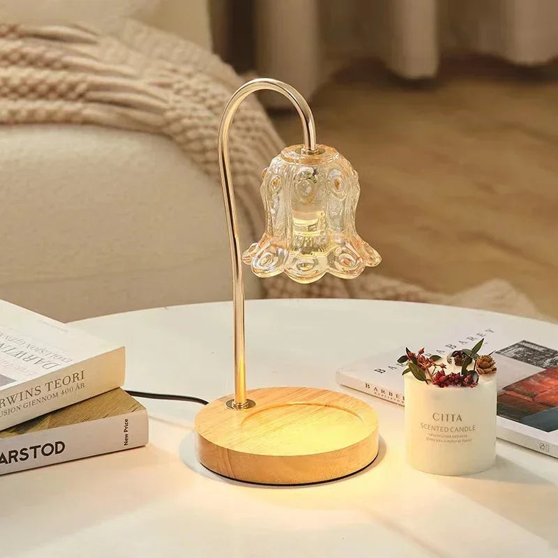 Sikunuo | Flower-Shaped Warm Audience Candle Warmer Lamp