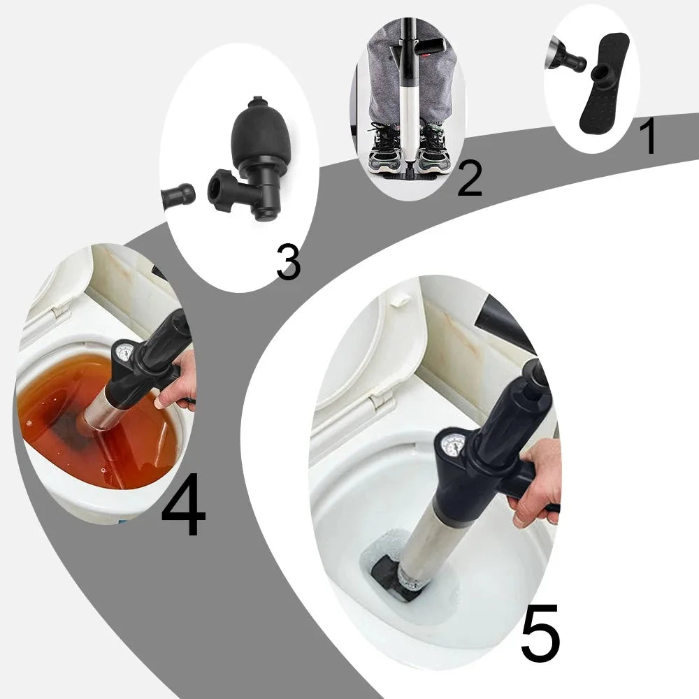 Sikunuo | Drain Zap Instant No-Mess Toilet Unclogger