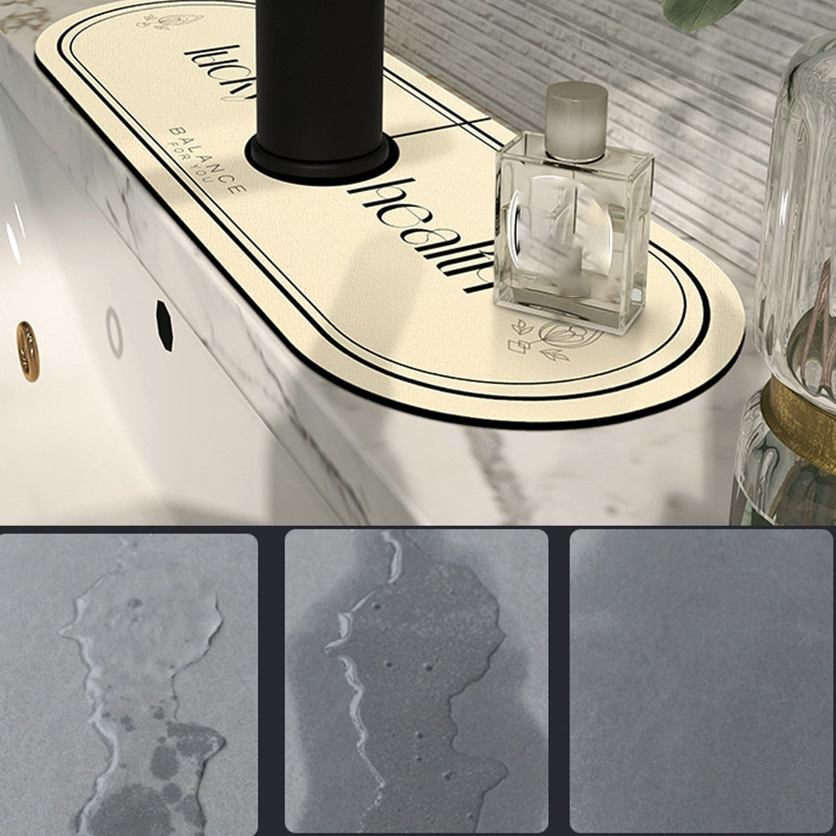 Sikunuo | Splash Catcher Sink Water Absorbent Mat