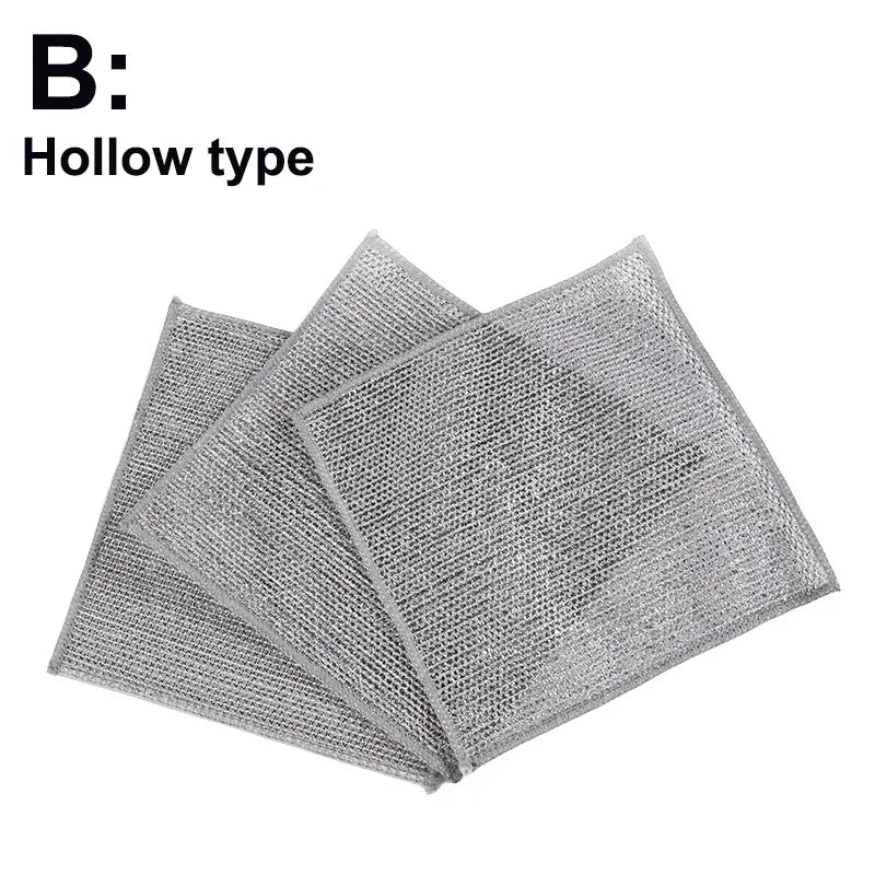 Sikunuo | Non-Stick Iron Wipe Double Layer Wire Cleaning Cloth