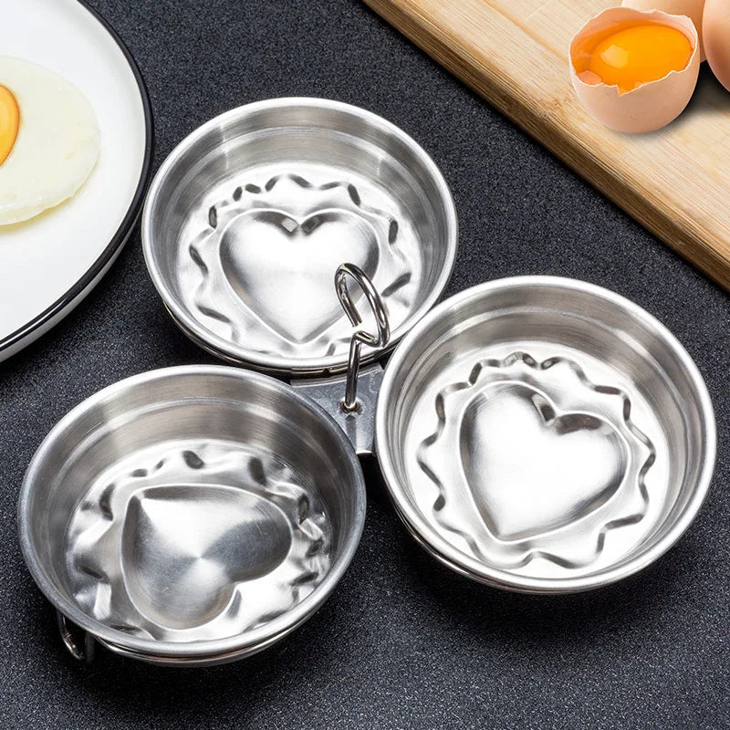Sikunuo | Non-stick Easy to Use Heart Shape Egg Maker Cookier