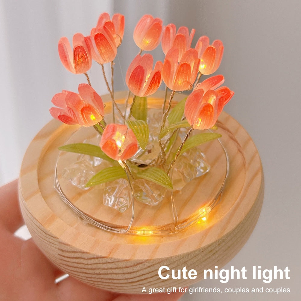 Sikunuo | Shiny Tulip Handmade Night Lamp