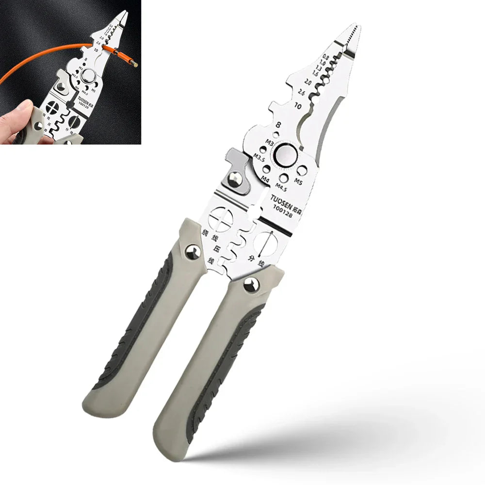 Sikunuo | Wire Stripper Adjustable Crimper Automatic Cable Cutter Tool