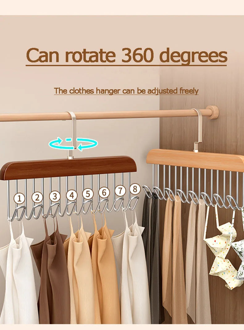 Sikunuo | Multi-Hook Space Saver Clothes Organizer Rack