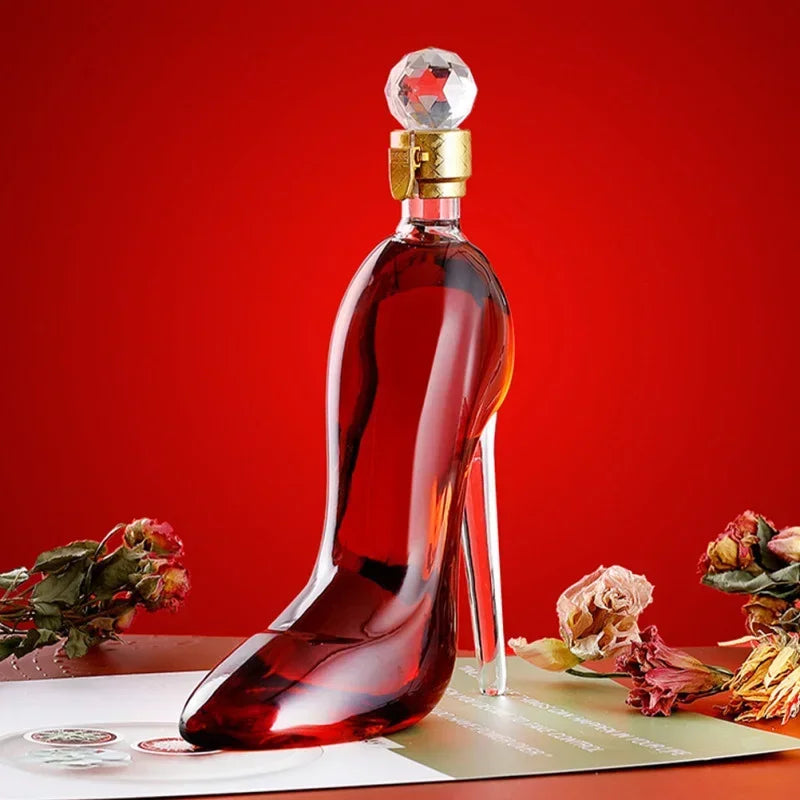 Sikunuo | High Heel Fancy Glass Wine Decanter