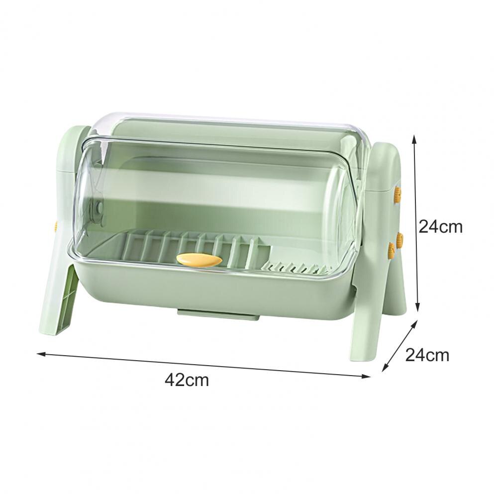 Sikunuo | Dust-Proof Kitchen Dish Drainer Rack