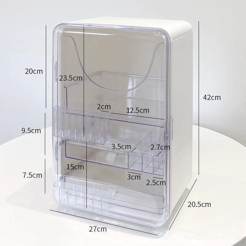 Sikunuo | Beauty Makeup Organizer Magnetic Storage Box