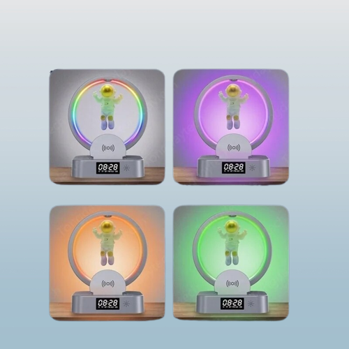 Sikunuo | Galactic Astranout Alarm Clock RGB Speaker