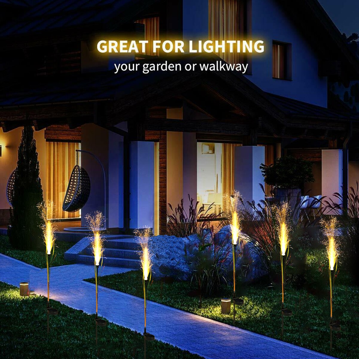Sikunuo | Outdoor Solar Waterproof Reed Garden Lights