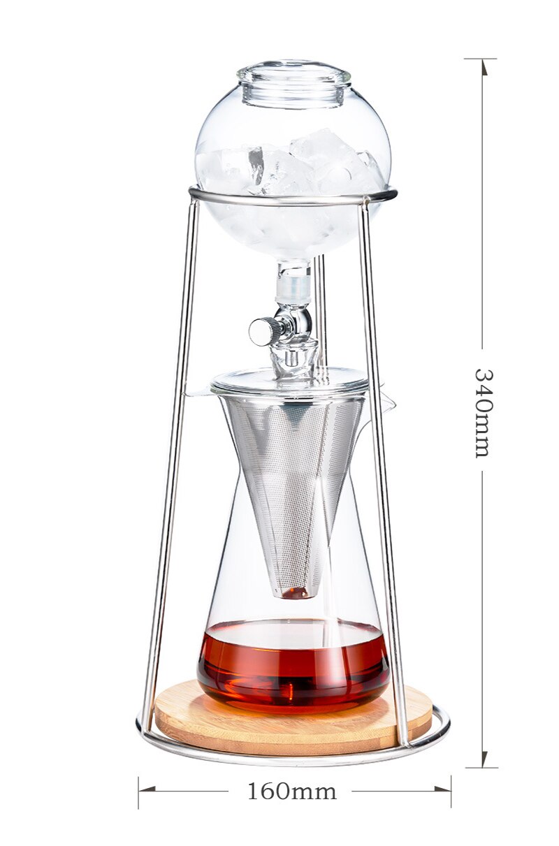 Sikunuo | Vintage Art Brew Glass Reusable Drip Coffee Pot