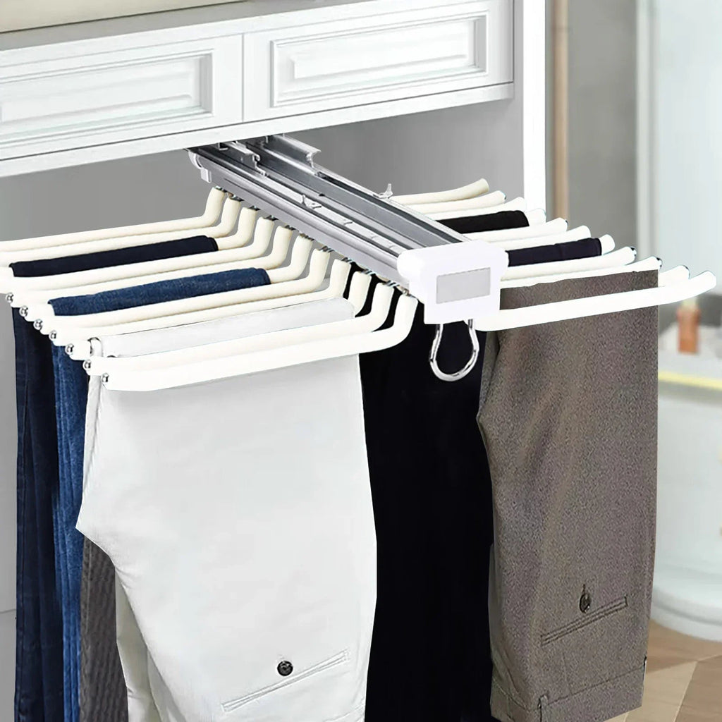 Sikunuo | Smart Slide-Out Rail Cloth Organizer